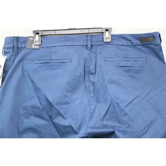 Kut From the Kloth Joanna Ankle Trouser-Slim Straight-Navy-24W-New w/Tags-Pocket - Picture 11 of 16